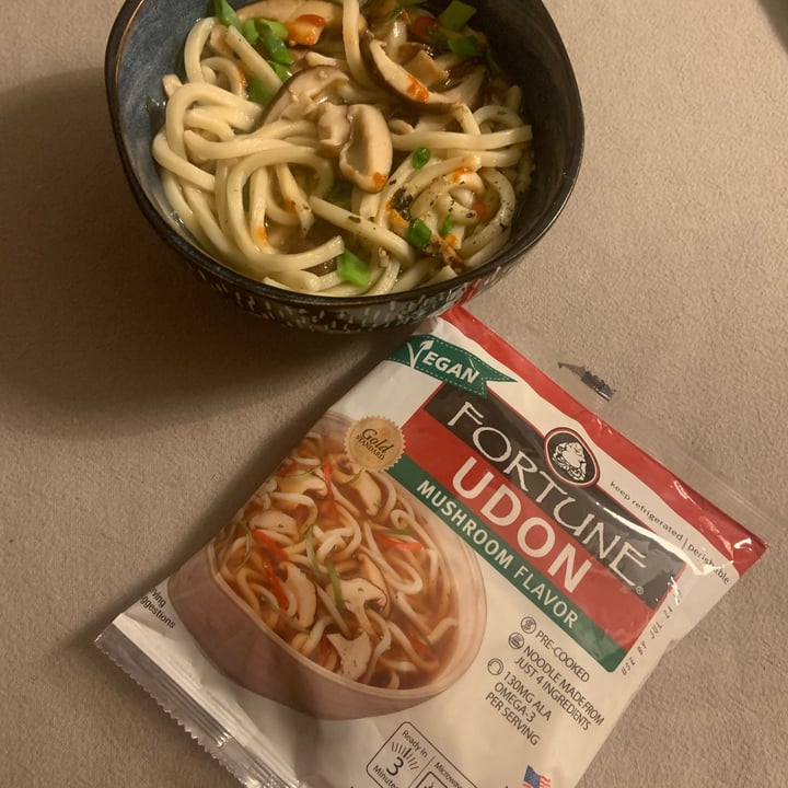 photo of Fortune® Noodles Udon Mushroom Flavor shared by @ilanafontes on  25 Feb 2022 - review