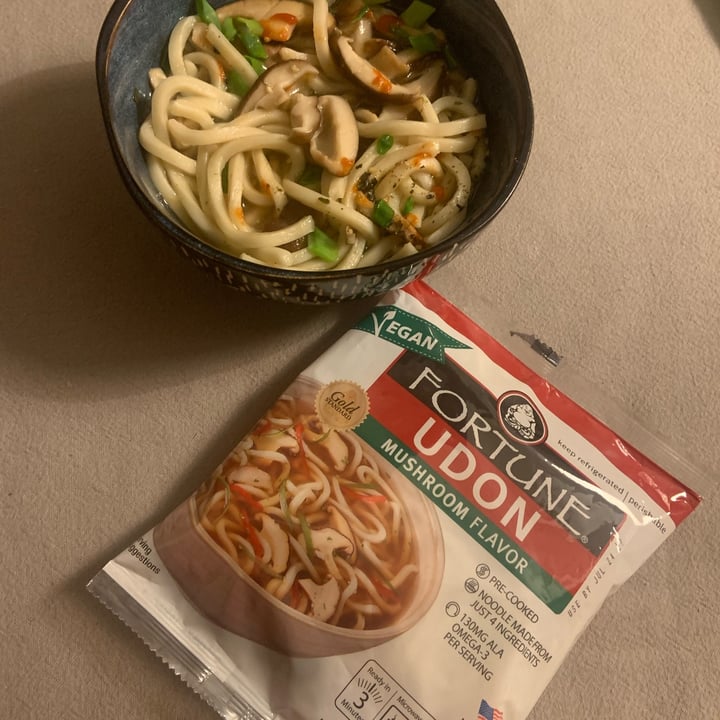 review photo of Fortune® Noodles Udon Mushroom Flavor shared by @ilanafontes on 25 Feb 2022 - review