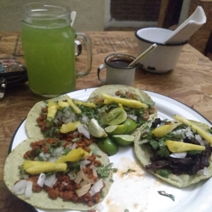 photo of Veggie - Mercado don lucas Tacos de pastor vegano shared by @veganpridemx on  17 Jun 2020 - review