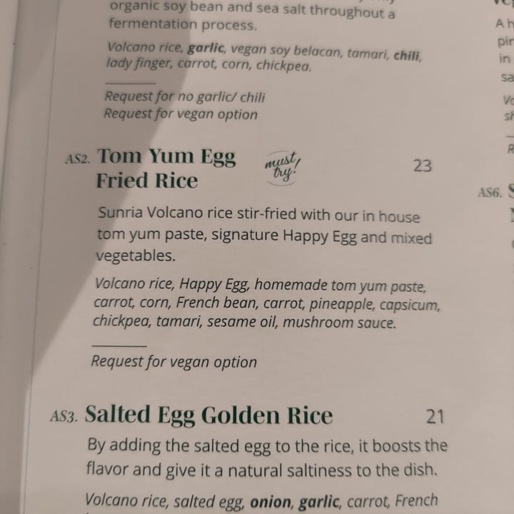 photo of Simply Good Food Tom Yum Egg Fried Rice shared by @stevenneoh on  29 Nov 2022 - review
