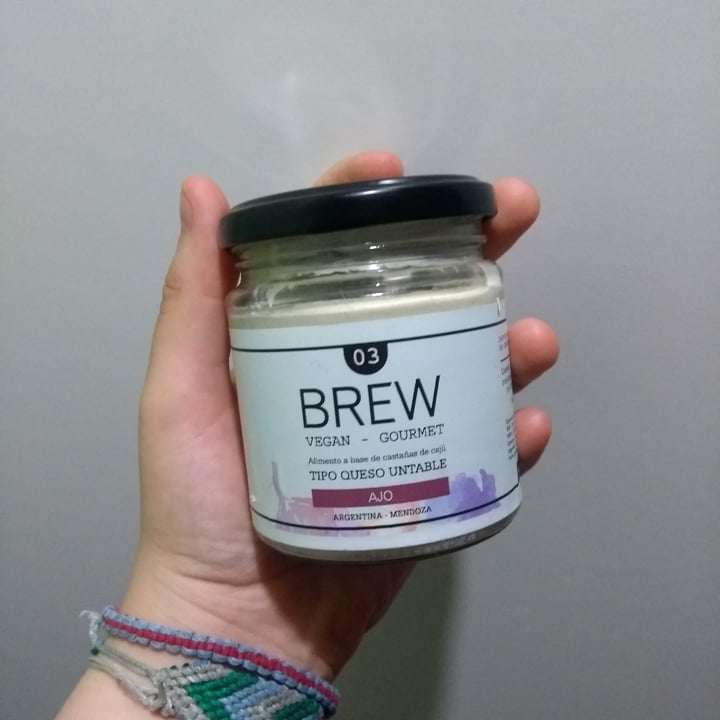 photo of Brew Tipo Queso Untable A Base De Castañas De Cajú Sabor Ajo. shared by @maitegass on  27 Feb 2021 - review