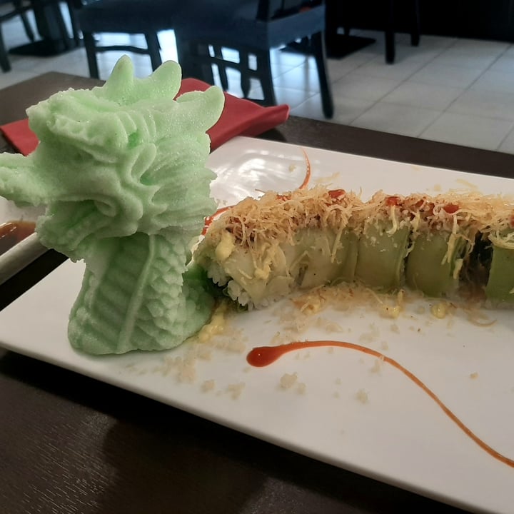 photo of Asia Fusion Sushi Dragon fire Vegan roll shared by @mariarcaveg on  04 Jul 2022 - review