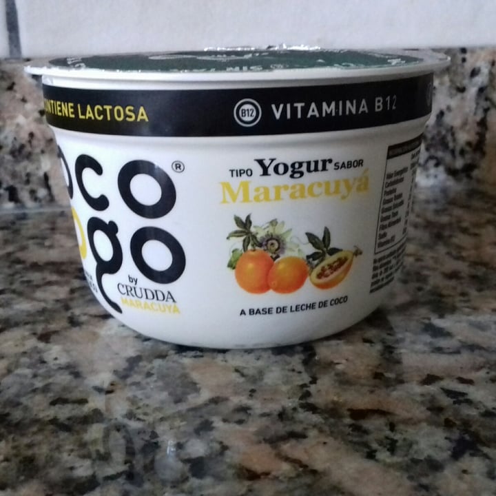 photo of Crudda Yogur a Base de Coco sabor Maracuya shared by @aldi on  31 Oct 2021 - review