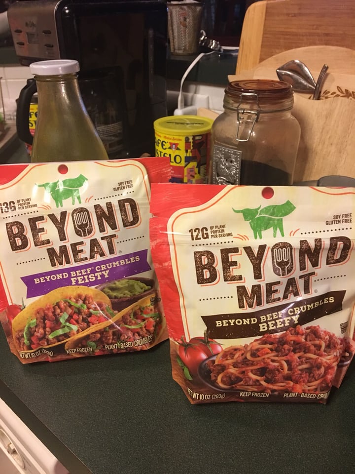 review photo of Beyond Meat Beyond Beef Crumbles Beefy shared by @heyvegangal on 29 Jun 2019 - review