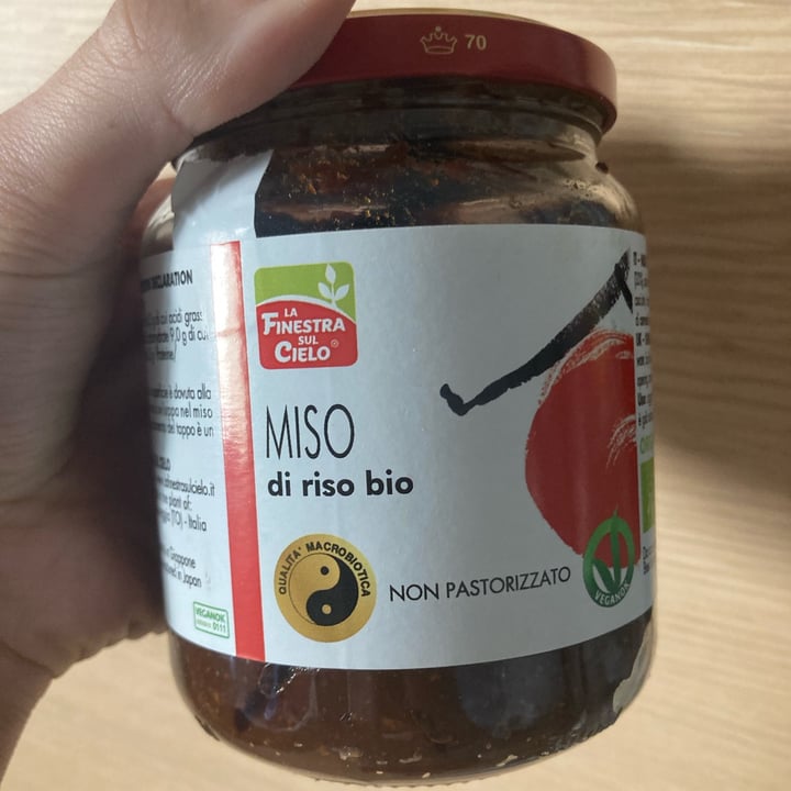 photo of La Finestra Sul Cielo Miso di riso bio shared by @veganile on  14 May 2022 - review