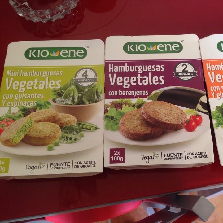 photo of Kioene Mini Hamburguesas Vegetales de Guisantes Y Espinacas shared by @nievess on  14 Jul 2020 - review