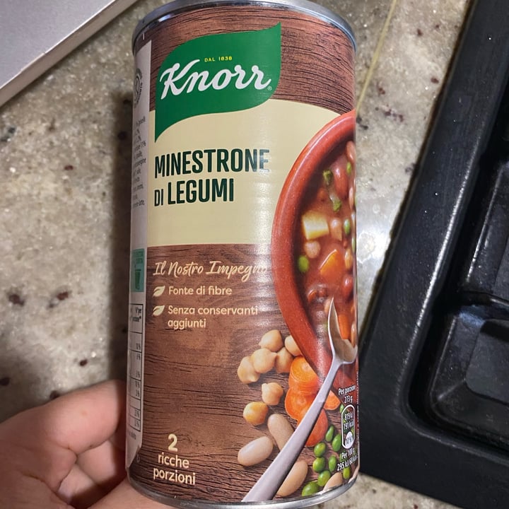 photo of Knorr Minestrone di legumi shared by @kys97 on  29 Mar 2022 - review
