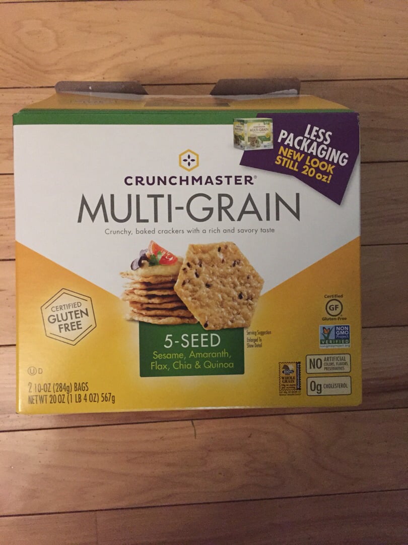 Crunchmaster Multigrain 5 Seed Crackers Reviews abillion