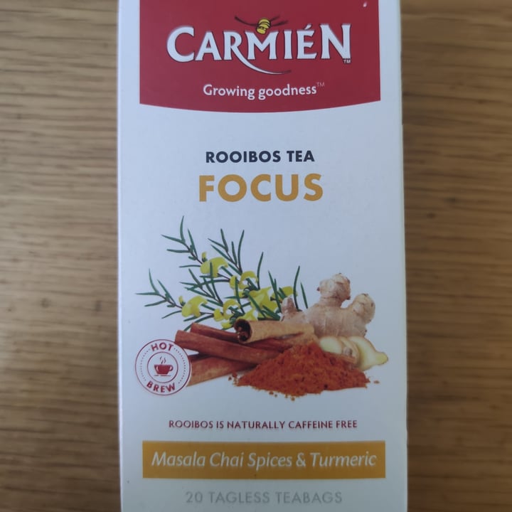 photo of Carmien Focus rooibos tea shared by @sdasneves on  30 Sep 2021 - review
