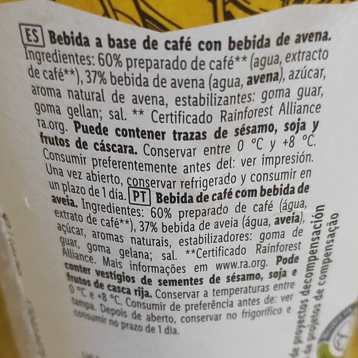 photo of Vemondo Café con avena shared by @rebeca-rs on  25 Sep 2022 - review