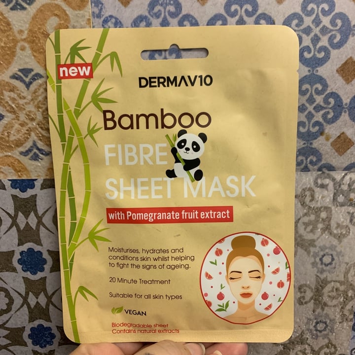 Derma V10 Bamboo Fibre Sheet Mask With Pomegranate Fruit Extract Review derma-v10-bamboo-fibre-sheet-mask-with-pomegranate-fruit-extract-review