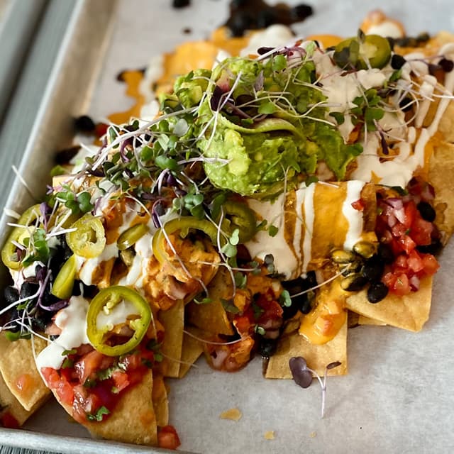 Foto del plato “Vegan Nachos”