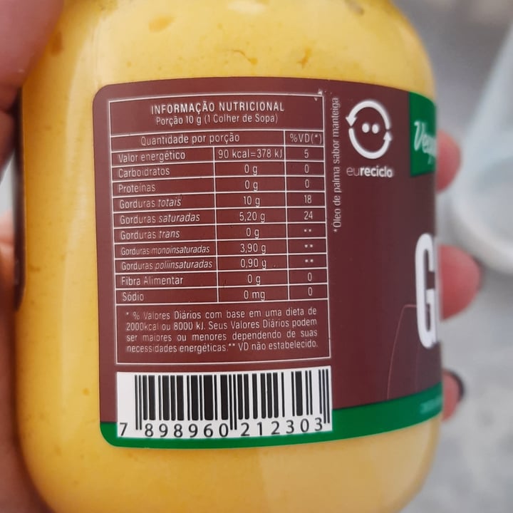 photo of Benni alimentos Ghee Veg shared by @arqlele on  13 May 2022 - review