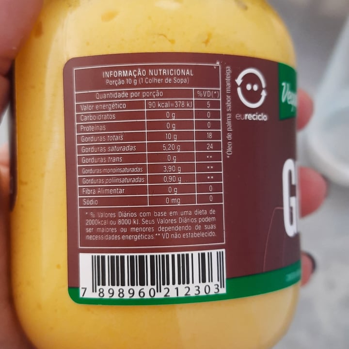 review photo of Benni alimentos Ghee Veg shared by @arqlele on 13 May 2022 - review