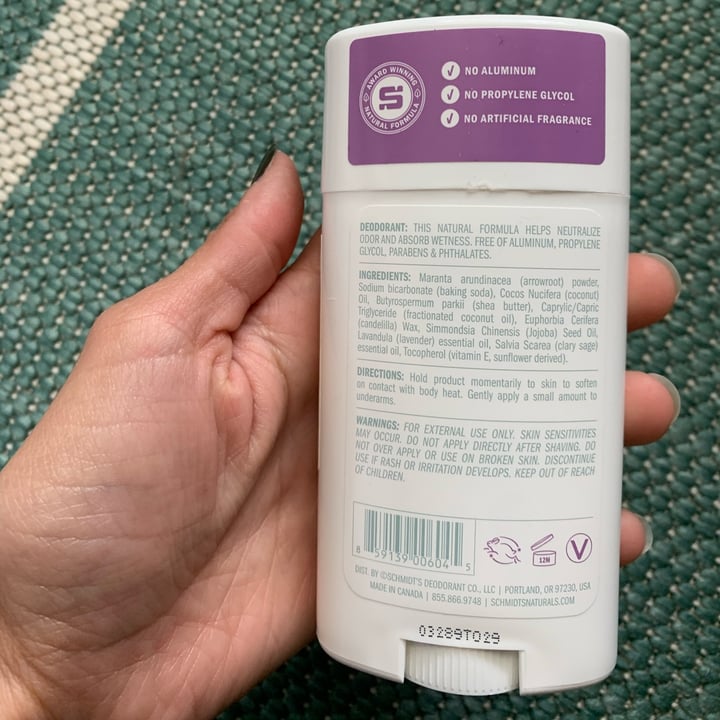 review photo of Schmidt's Lavendar And Sage shared by @possumandpalmetto on 09 May 2022 - review