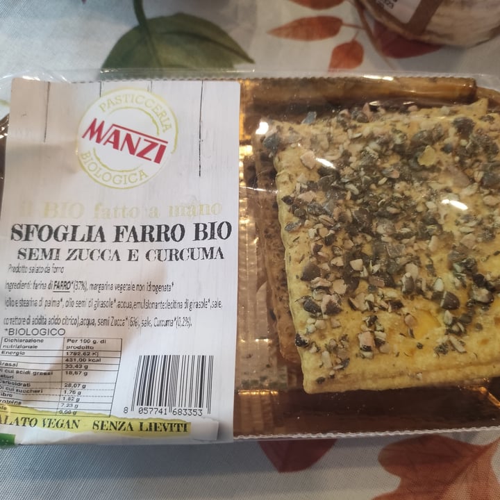 review photo of Pasticceria Manzi biologica sfoglia curcuma shared by @flabellina on 05 Jun 2022 - review
