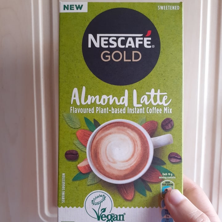 photo of Nescafé Almond latte shared by @plantbasedpisces on  22 Dec 2021 - review