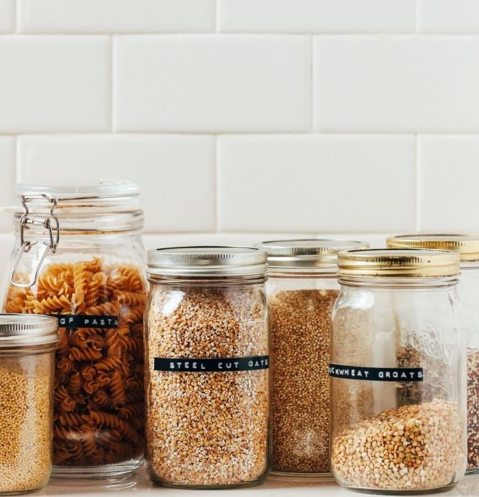 jars of lentils