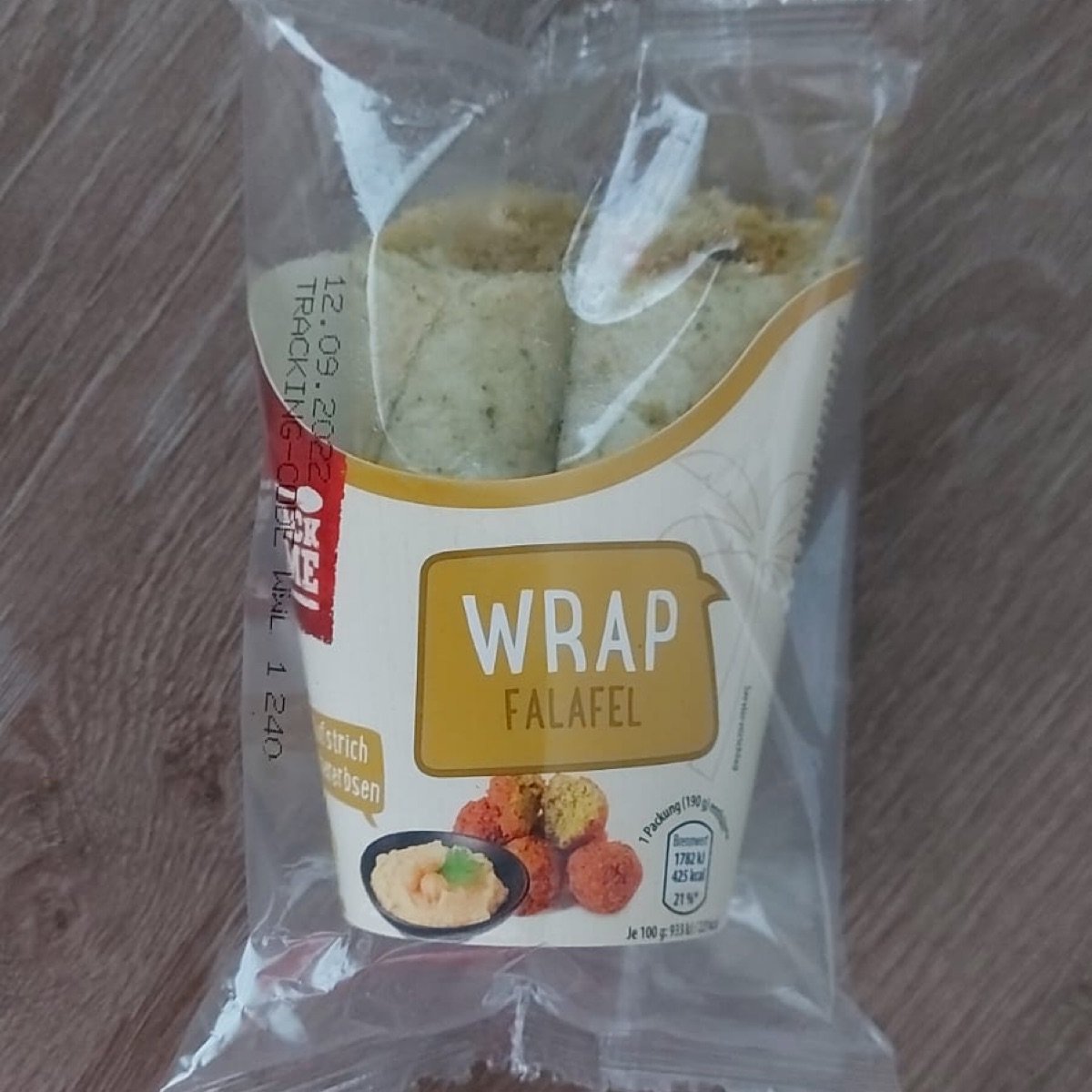 wrap falafel from Snack time - Vegan Product Reviews & Ratings | abillion