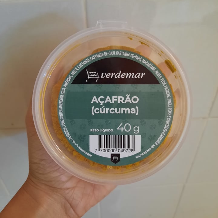 photo of Verdemar Açafrão (Cúrcuma) shared by @febueno on  13 Jul 2022 - review