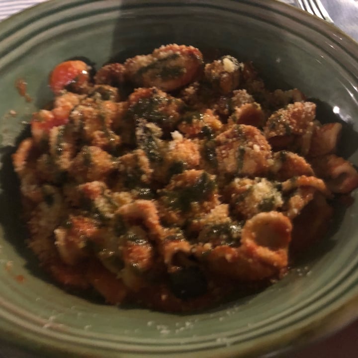photo of MATRE Ristorante Orecchiette con pomodoro, melanzane e formaggio veg shared by @francesca89 on  28 Aug 2022 - review