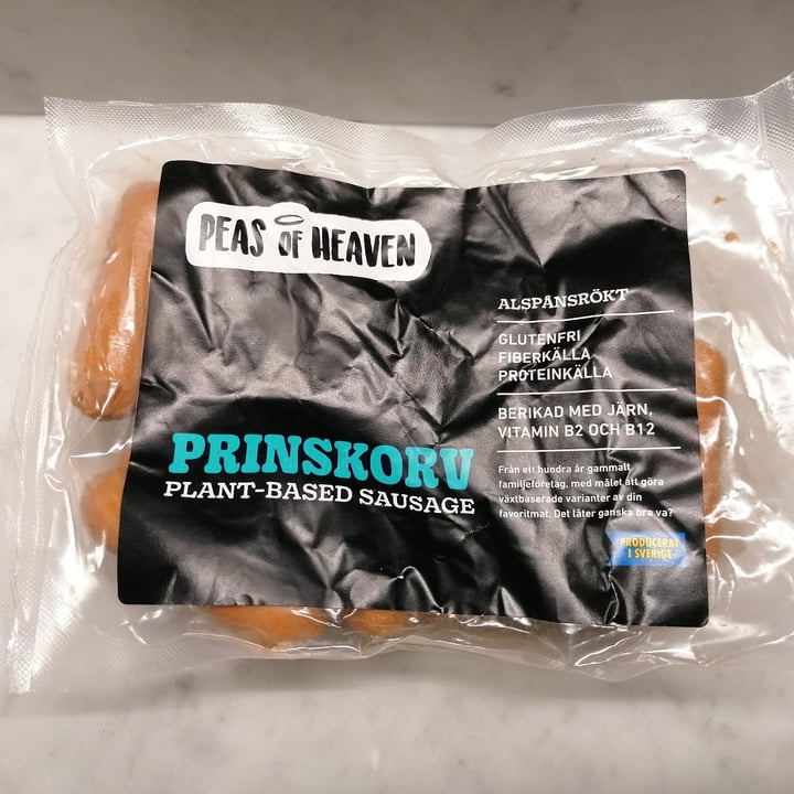 review photo of Peas of Heaven Vegan Prinskorv shared by @vegetariannanas on 13 Apr 2022 - review
