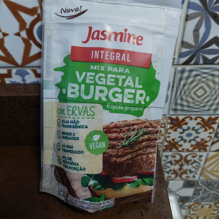 photo of Jasmine Mix para hamburguer vegetal shared by @tentandosermaisveg on  14 Feb 2022 - review