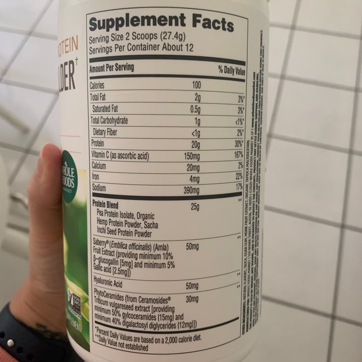 photo of Whole Foods Market Plant-based collagen builder: Vanilla shared by @pandatamzy on  23 Jun 2021 - review