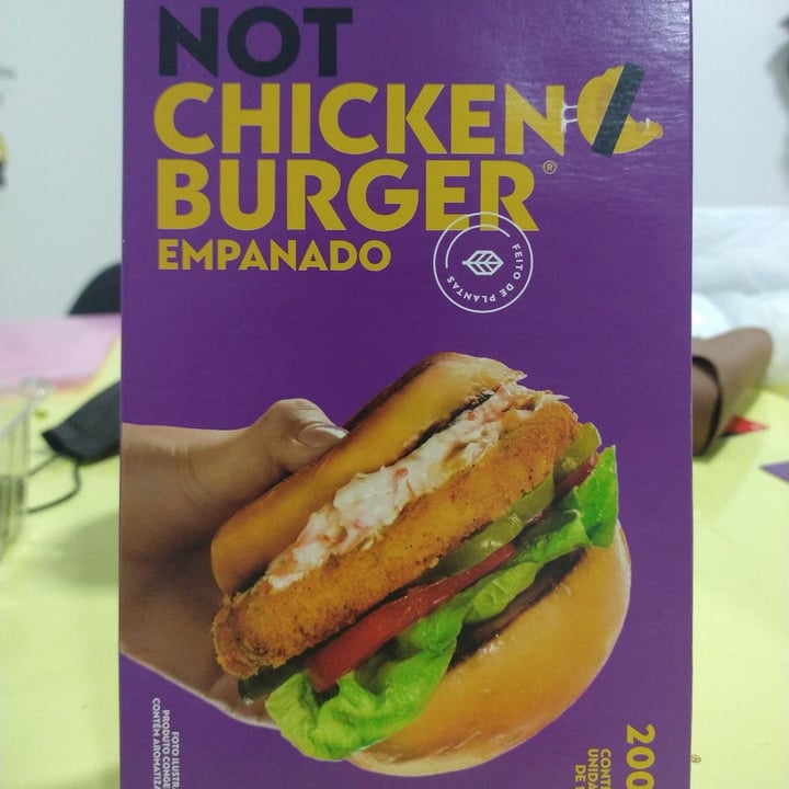 photo of NotCo Not Chicken Burger Empanado shared by @nannayra on  06 May 2022 - review