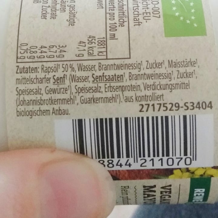 review photo of Rewe Bio Vegane Salat-Mayonnaise shared by @emmimariwa on 22 Nov 2021 - review