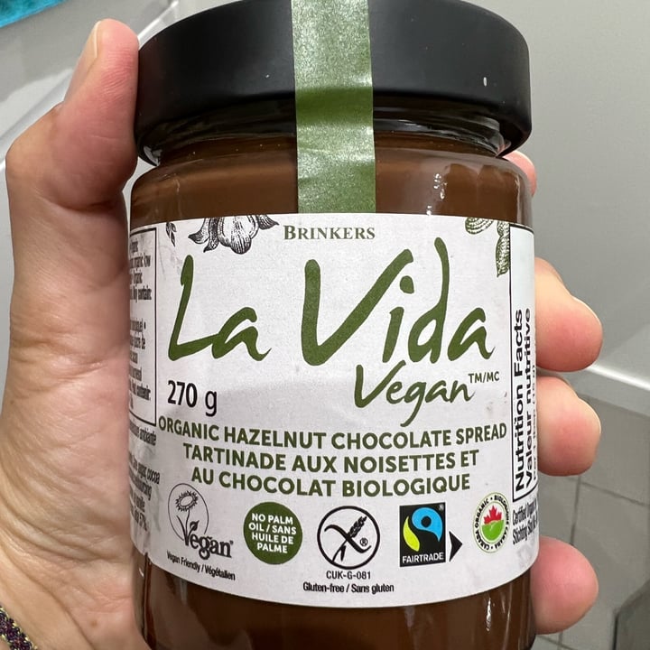 photo of La Vida Vegan Crema De Avellana Y Cacao shared by @brendavalrin on  16 Aug 2022 - review