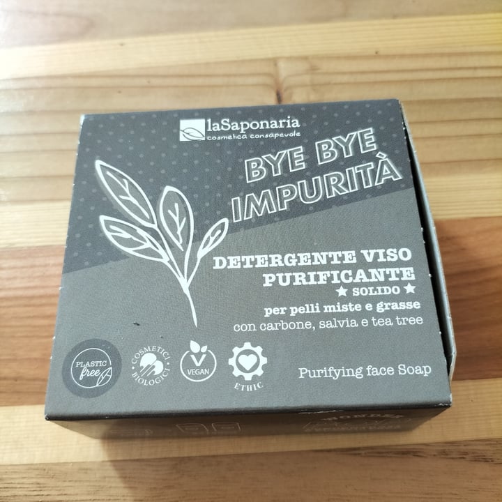 photo of La Saponaria Bye Bye Impurità! - detergente viso purificante solido shared by @fenicotterorosa on  03 May 2022 - review