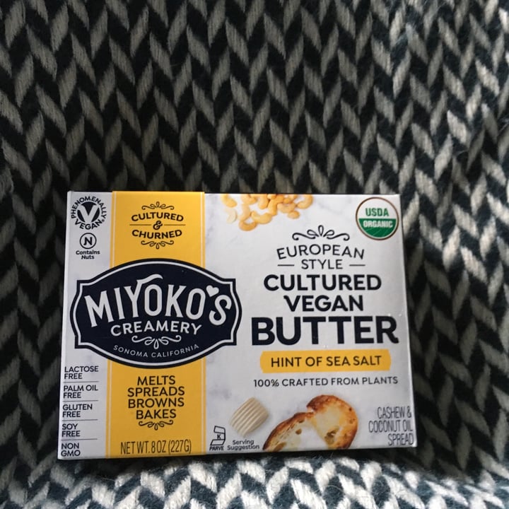 photo of Miyoko's Creamery European Style Cultured Vegan Butter Hint of Sea Salt shared by @niecee21 on  29 Jun 2021 - review