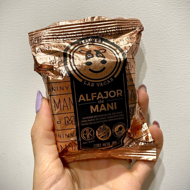 photo of Felices Las Vacas Alfajor Con Pasta De Maní shared by @majitosarasola on  21 Oct 2021 - review