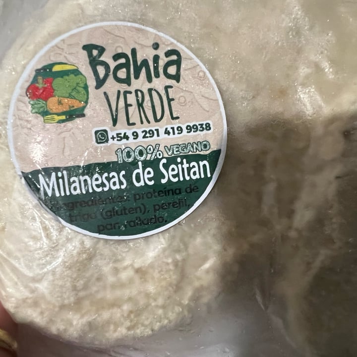 photo of Bahía Verde Milanesas de seitan shared by @mariefl on  12 Jul 2022 - review