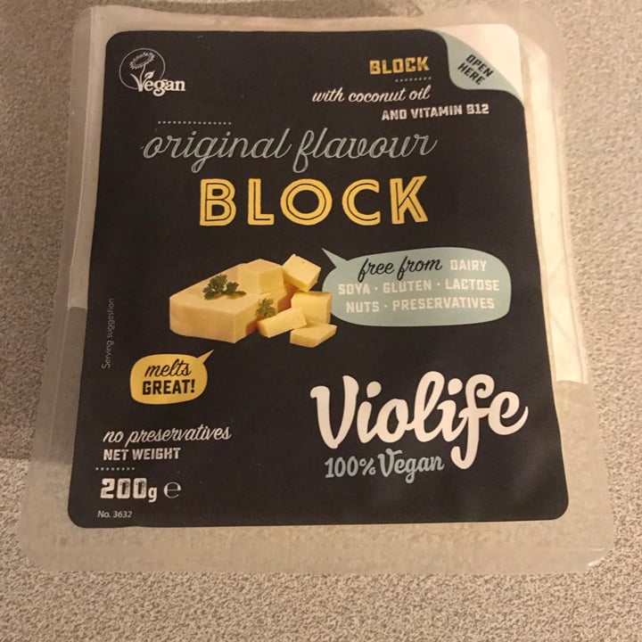 photo of Violife Original Flavour Block shared by @kestralkins on  28 Mar 2021 - review