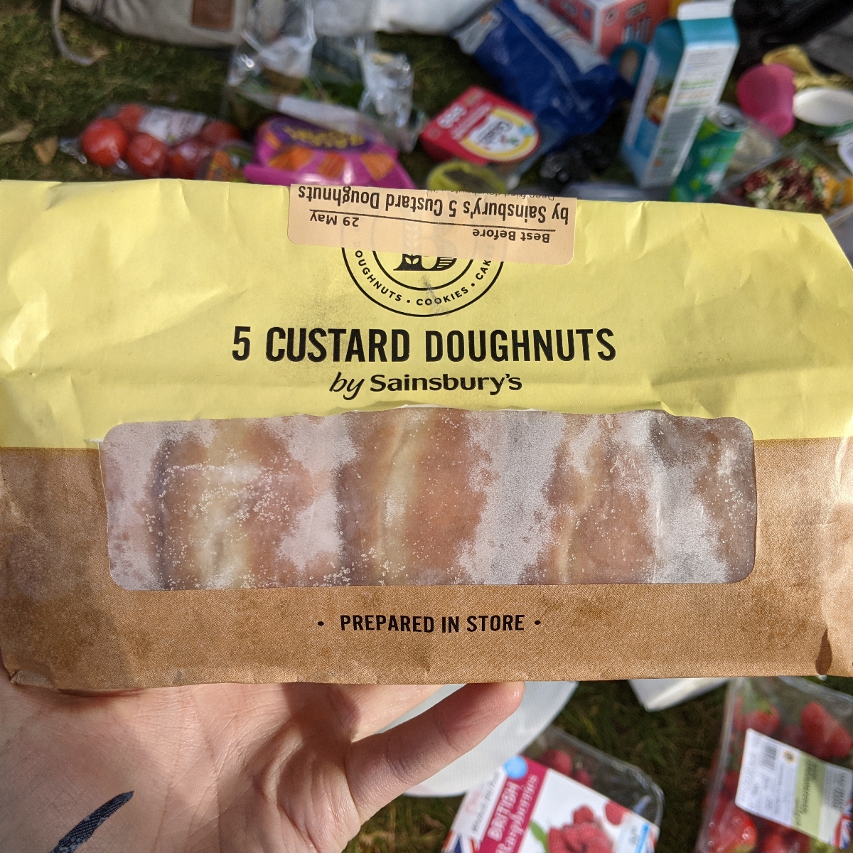 Sainsbury's 5 Custard Doughnuts Reviews abillion