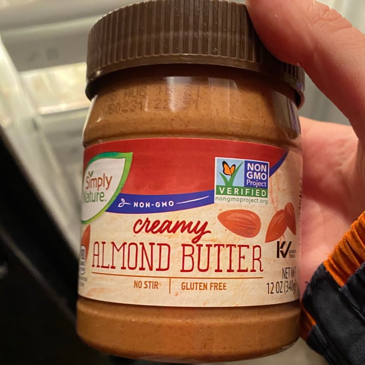 review photo of Simply Nature Creamy Almond Butter shared by @kitkas on 10 Jan 2021 - review