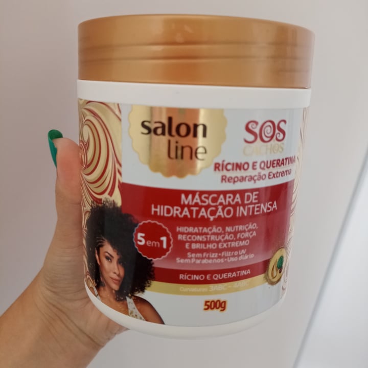 photo of Salon line Máscara de hidratação - SOS cachos shared by @juliadetogni on  24 Nov 2022 - review