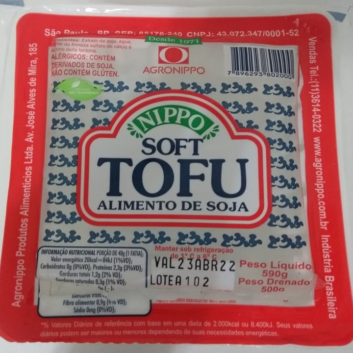 photo of Tofu agronippo Soft Tofu shared by @samy84 on  25 Apr 2022 - review