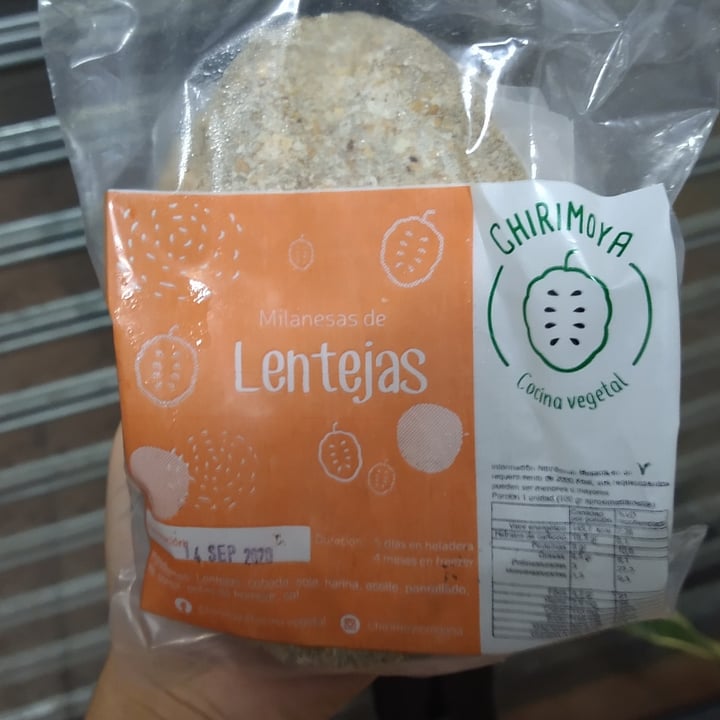 review photo of Chirimoya Milanesas De Lentejas shared by @johanna91 on 19 Sep 2020 - review