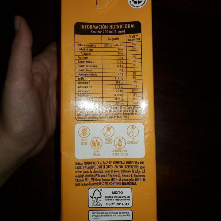 review photo of Cocoon Bebida de Almendras sabor Chocolate shared by @veggimimi on 22 Jun 2020 - review