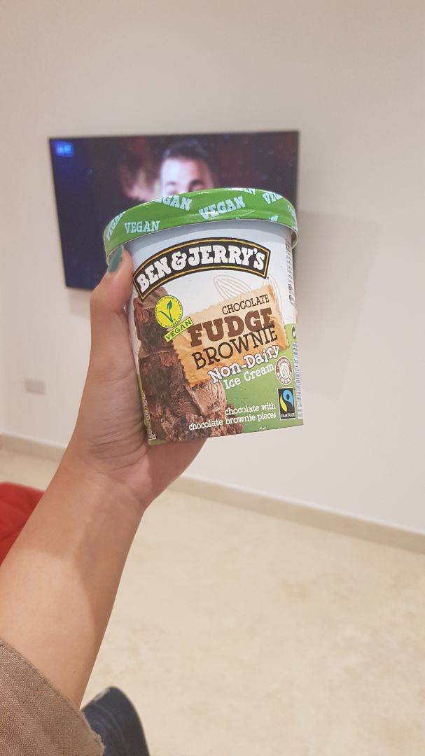 photo of Ben & Jerry's Chocolate Fudge Brownie Non-Dairy Ice Cream shared by @tgonuts on  26 Nov 2019 - review