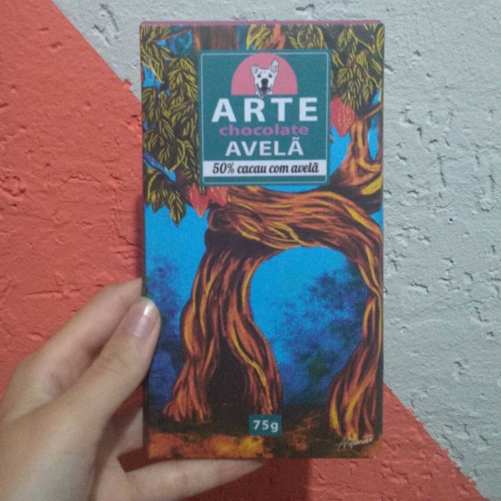 review photo of Arte Chocolate 50% cacau com avelã shared by @letsverissimo on 09 Jun 2022 - review