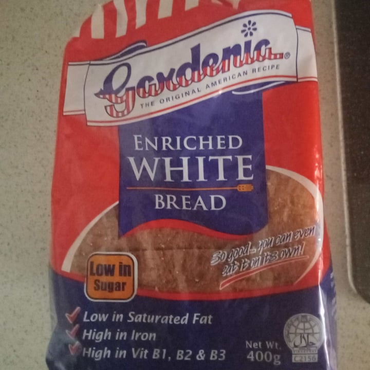 photo of Gardenia enriched white bread shared by @alvina on  06 Feb 2022 - review