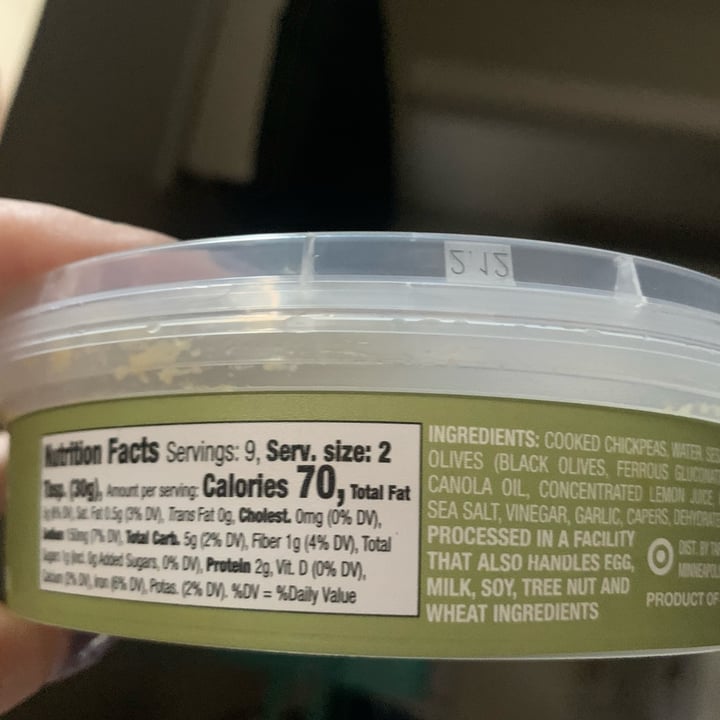 review photo of Good & Gather Olive Tapenade Hummus shared by @ellieangel on 15 Aug 2022 - review