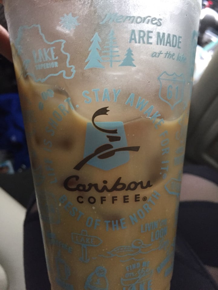 photo of Caribou Coffee Almond Milk Latte shared by @jocelynspizman on  07 Mar 2019 - review