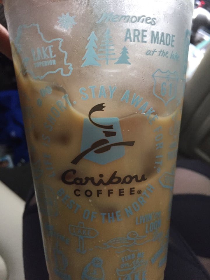 review photo of Caribou Coffee Almond Milk Latte shared by @jocelynspizman on 07 Mar 2019 - review
