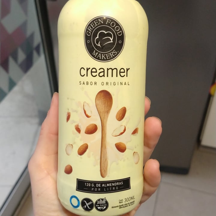 photo of Green Food Makers Creamer sabor Original shared by @belgovegan on  30 Nov 2021 - review