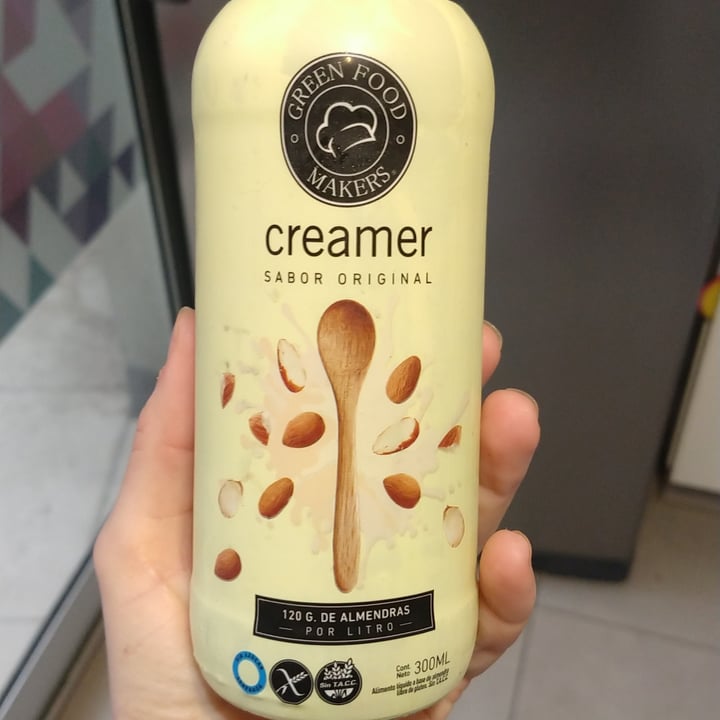 review photo of Green Food Makers Creamer sabor Original shared by @belgovegan on 30 Nov 2021 - review